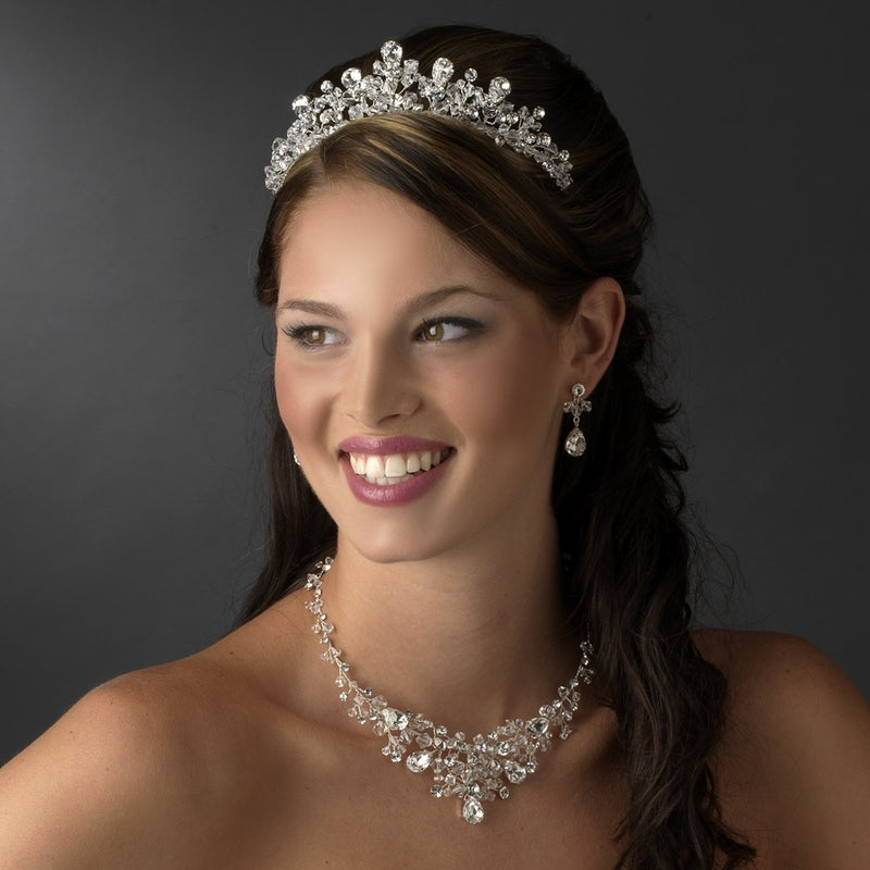 swarovski crystal tiara, swarovski bridal crown, crystal wedding crown, crystal tiara, crystal crown