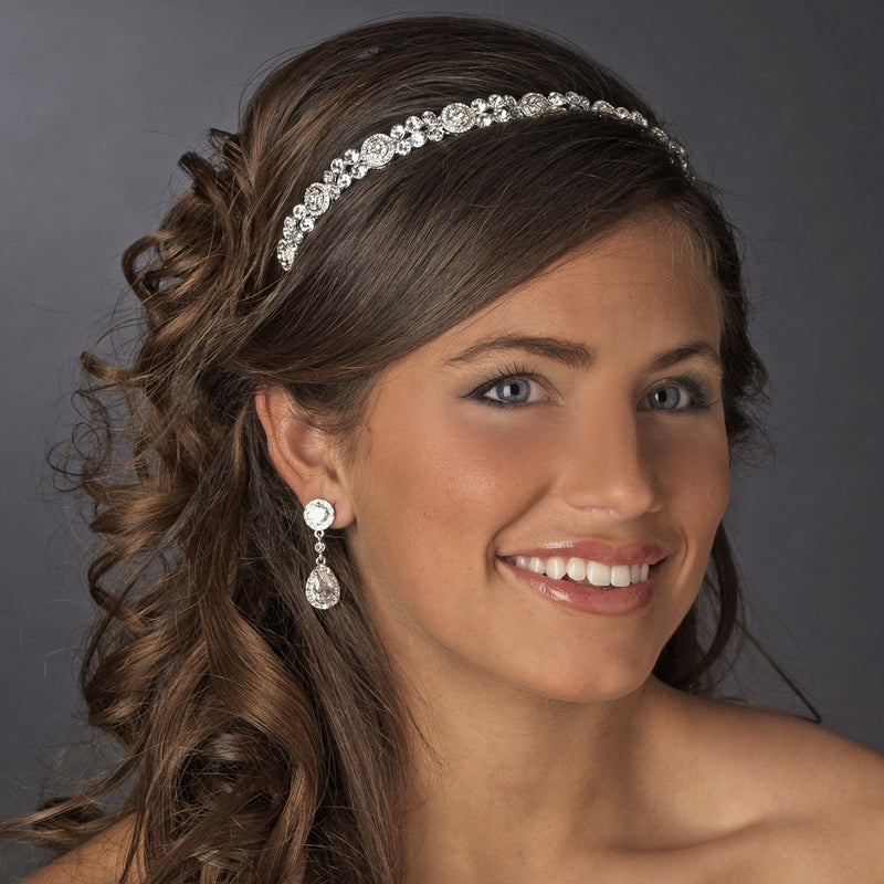 Stunning!!  Vintage Style Headband ! A Beautiful Vintage Style Diamante Forehead/back Bridal  main image 3