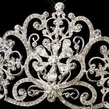 Couture Big Royal Crystal Swirl Wedding Tiara Crown